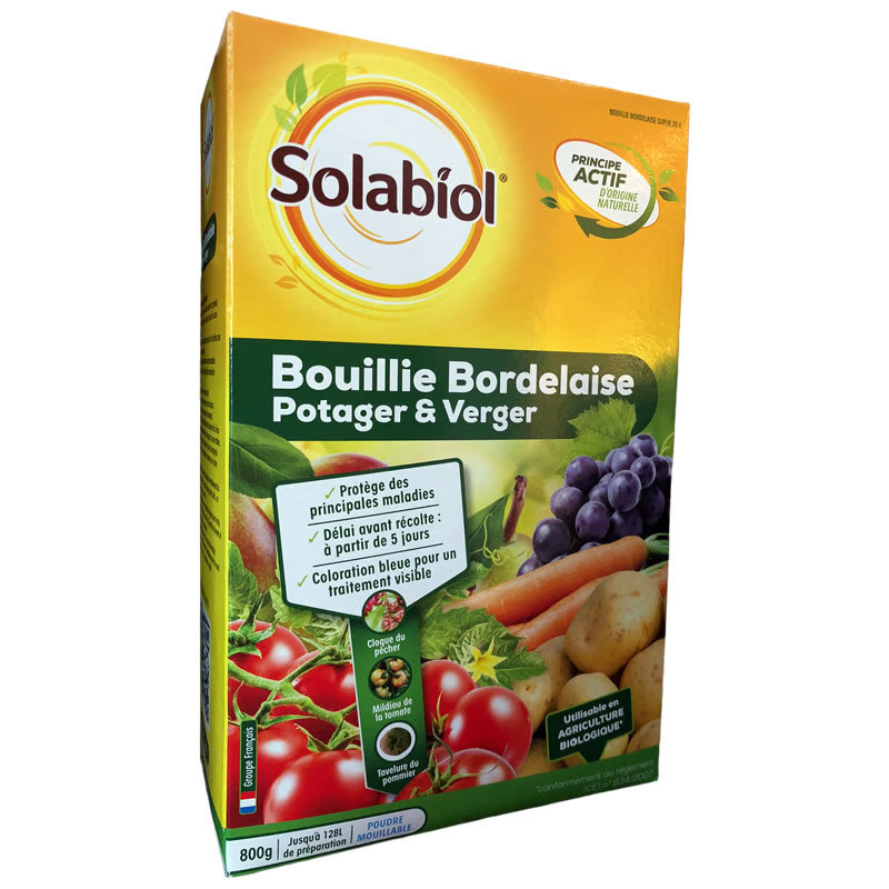Bouillie Bordelaise Potager et verger colorée - Sachet de 800g