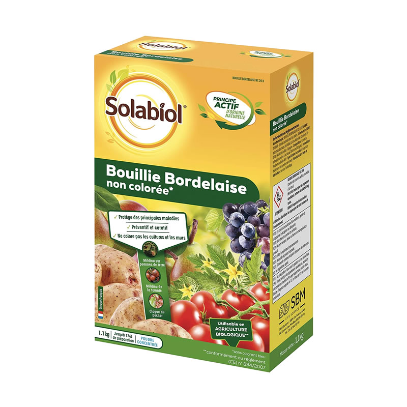 Bouillie Bordelaise Potager et verger non colorée - Sachet de 1.100kg